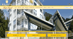 Desktop Screenshot of klinik-bad-trissl.de